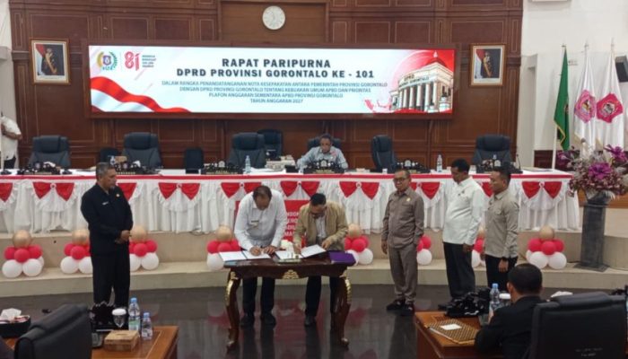 Kawal Ketat Anggaran 2027, DPRD Provinsi Gorontalo Kunci Kesepakatan KUA-PPAS dan Pakta Integritas