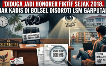 Diduga Jadi Honorer Fiktif Sejak 2018, Anak Kadis di Bolsel Disoroti LSM Garputala