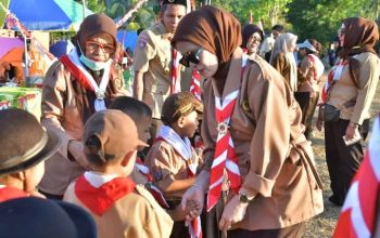 Dinas Pendidikan Gorut Gelar Kemah Prasiaga, TP PKK Dorong Pembentukan Karakter Anak Usia Dini