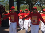 Ratusan Regu Meriahkan Lomba Gerak Jalan HUT ke-81 RI di Bone Bolango, Sekda Iwan: Ini Upaya Menggelorakan Kebangsaan