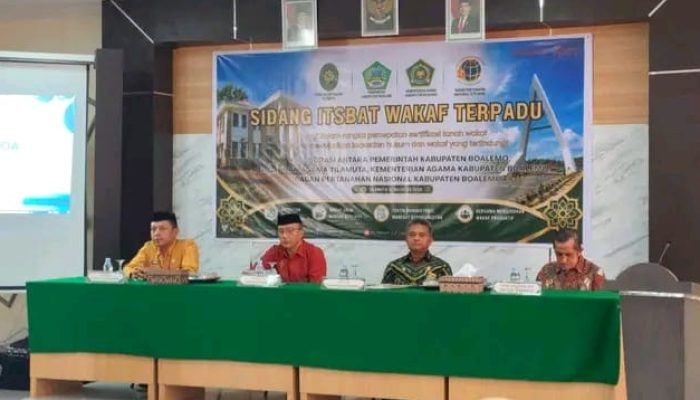 Buka Sidang Isbat Wakaf, Wabup Lahmuddin Tekankan Kepastian Hukum dan Perlindungan Aset
