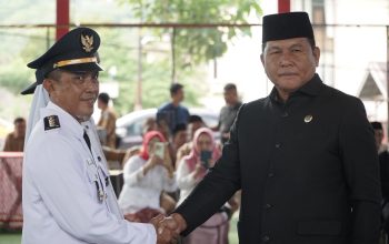 Lantik Camat Hingga Pj Sangadi, Wabup Deddy Tekankan Tiga Nilai Fundamental dan Sukseskan Pilsang Serentak 2026
