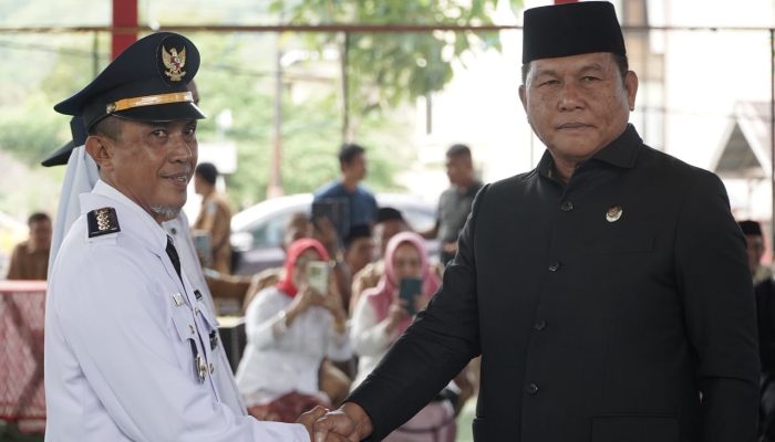 Lantik Camat Hingga Pj Sangadi, Wabup Deddy Tekankan Tiga Nilai Fundamental dan Sukseskan Pilsang Serentak 2026