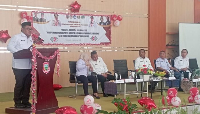 Buka MGMP Prakarya Kabgor dan Boalemo, Sekda Sugondo Tekankan Guru Beradaptasi dengan Teknologi