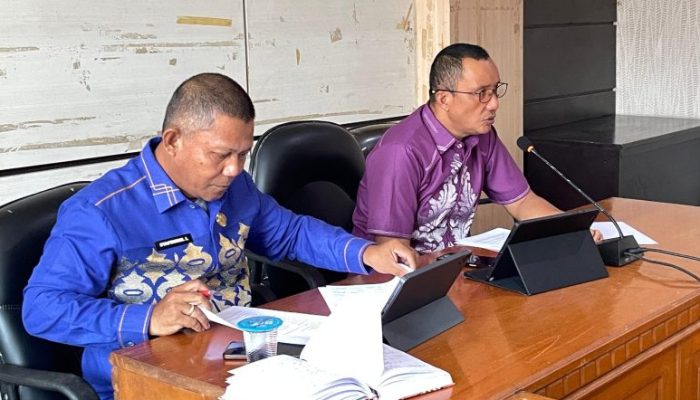 Matangkan Agenda Pelantikan BPD di Pantai Bolihutuo, Wabup Lahmuddin Minta Tim Pembina Desa Pacu Persiapan