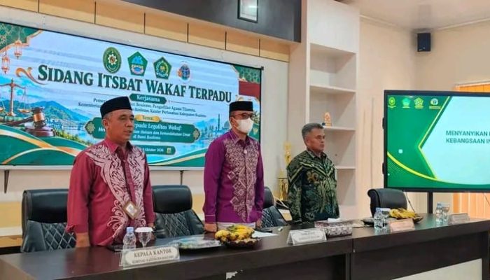 Bebaskan Rumah Ibadah dari Sengketa Lahan, Pemkab Boalemo Dorong Legalitas Sertifikat lewat Isbat Wakaf Terpadu